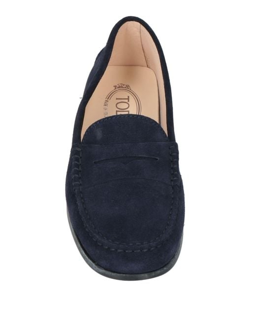 Tod's Blue Loafers