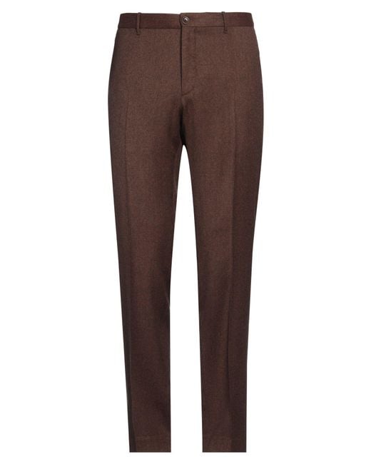 Incotex Brown By Slowear Pants Virgin Wool for men