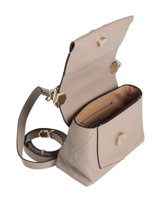 Serapian Multicolor Taupe Handbag Leather