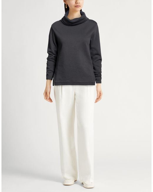 Crossley Black Sweatshirt Cotton