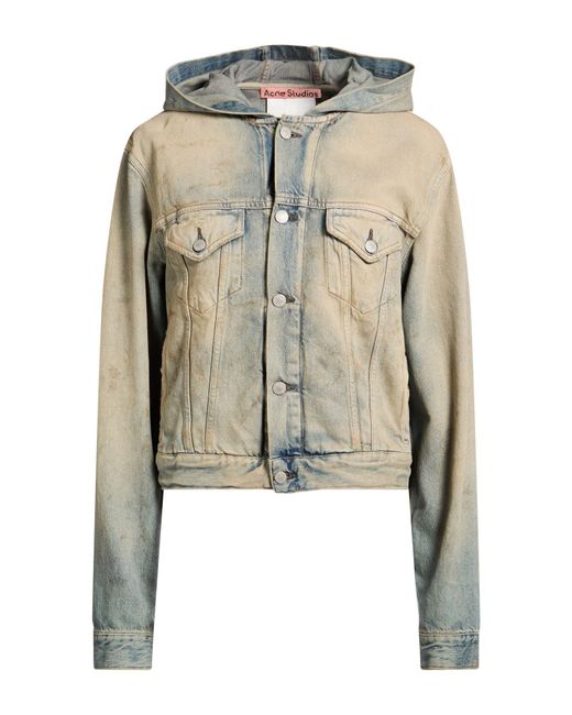 Acne Blue Denim Outerwear Cotton