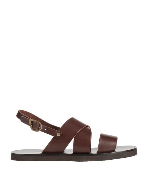 Ancient Greek Sandals Brown Sandals