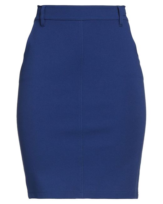 Plein Sud Blue Midi Skirt