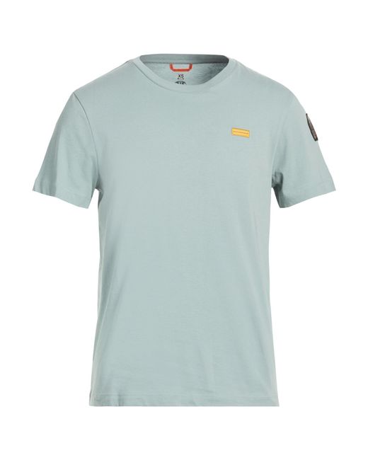 Parajumpers Blue T-Shirt Cotton for men