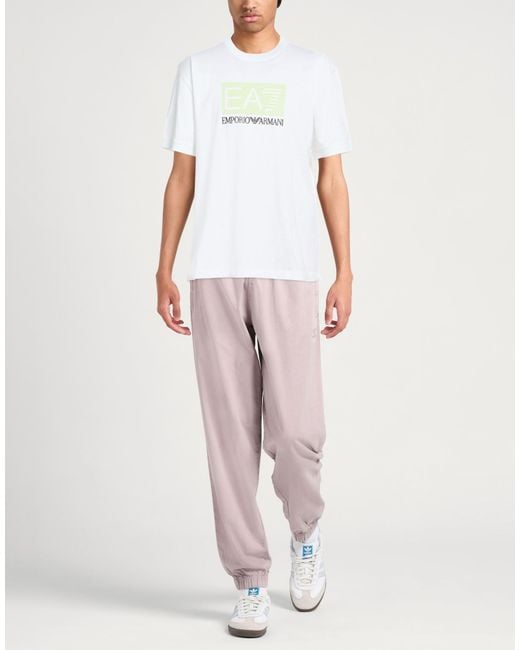 EA7 White T-Shirts for men