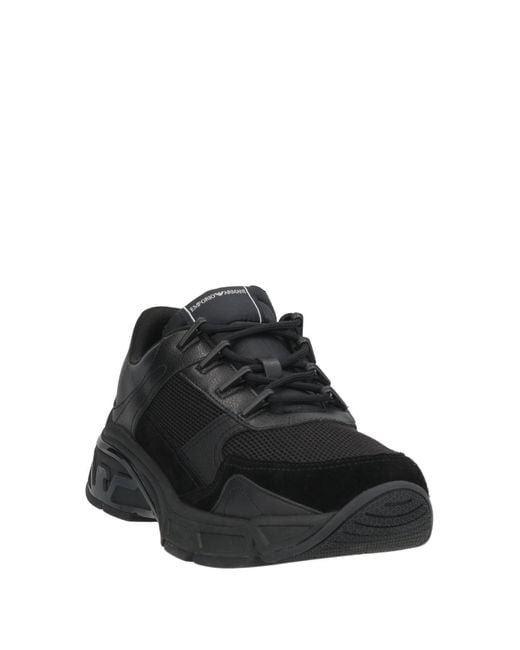Sneakers di Emporio Armani in Black da Uomo