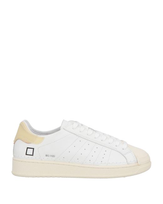 Date White Sneakers Leather