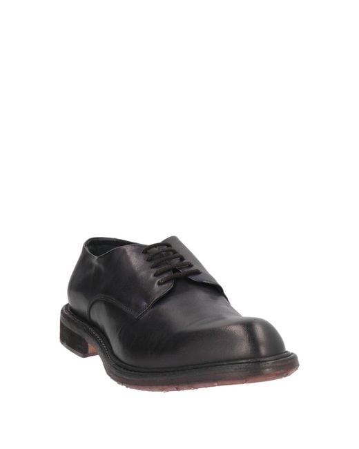 JP/DAVID Gray Lace-Up Shoes Calfskin