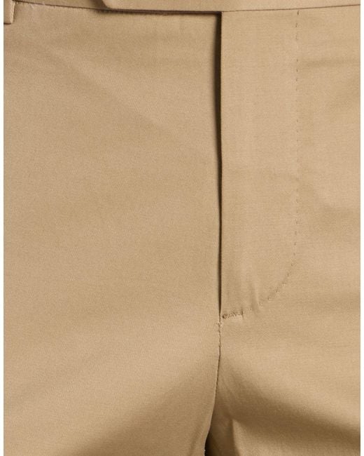 Paoloni Natural Pants Cotton, Elastane for men