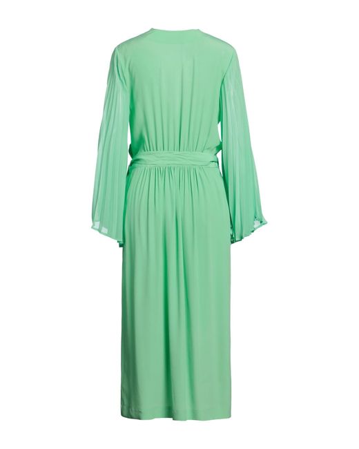 Dries Van Noten Green Midi-Kleid