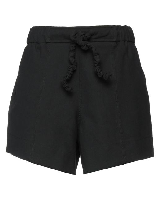 Ganni Black Shorts & Bermuda Shorts