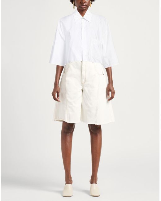 MM6 by Maison Martin Margiela White Shirt Cotton