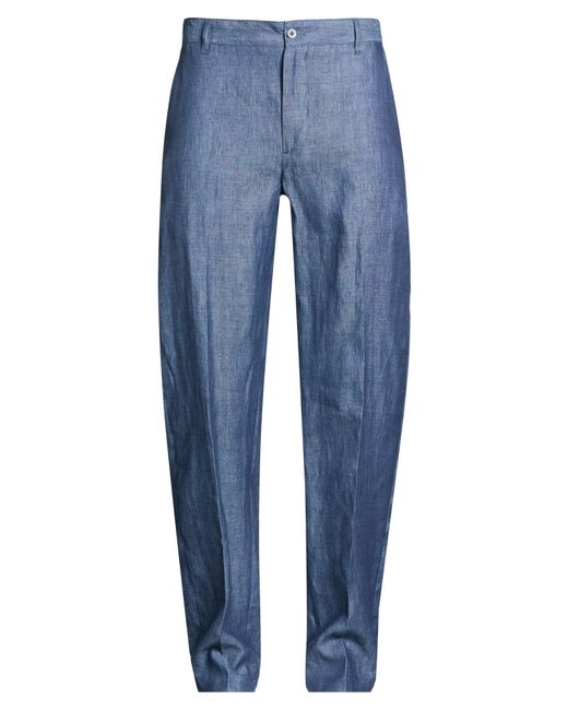 Isaia Blue Pants for men