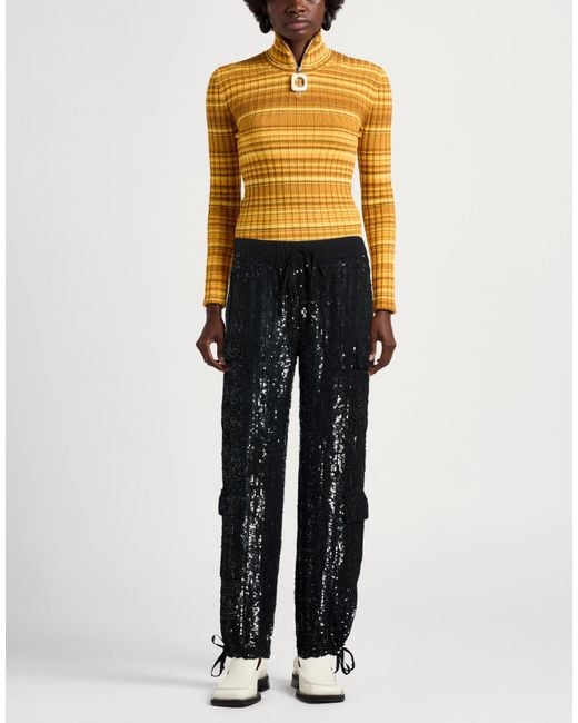 P.A.R.O.S.H. Black Pants Viscose, Pvc