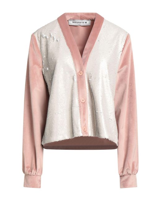 Shirtaporter Pink Jacket Polyester
