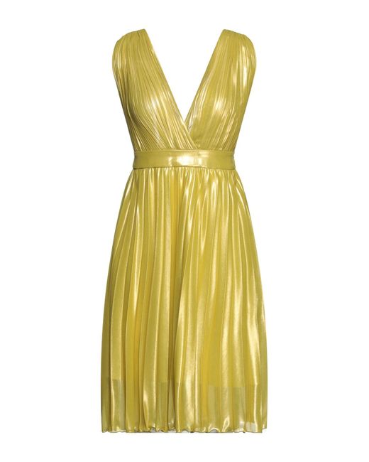 Camilla Yellow Acid Mini Dress Polyester, Elastane