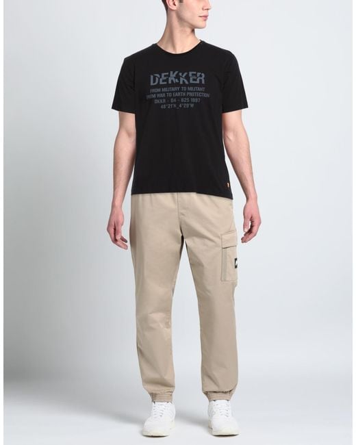 Dekker Black T-Shirt for men