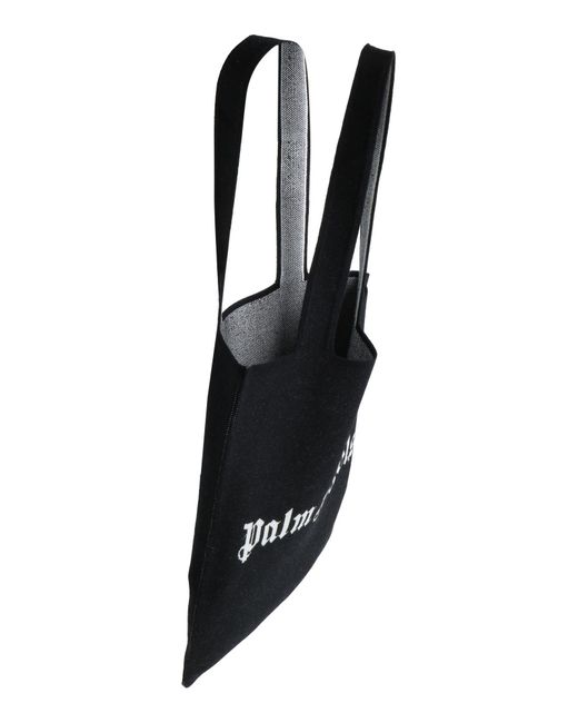 Borsa Shopper Logo di Palm Angels in Black da Uomo