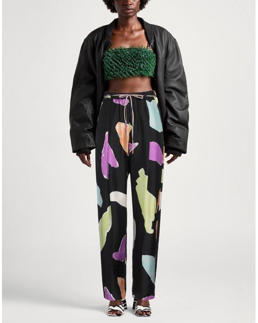 Alysi Blue Crème Pants Silk