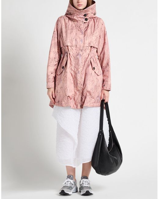 Woolrich Pink Overcoat & Trench Coat