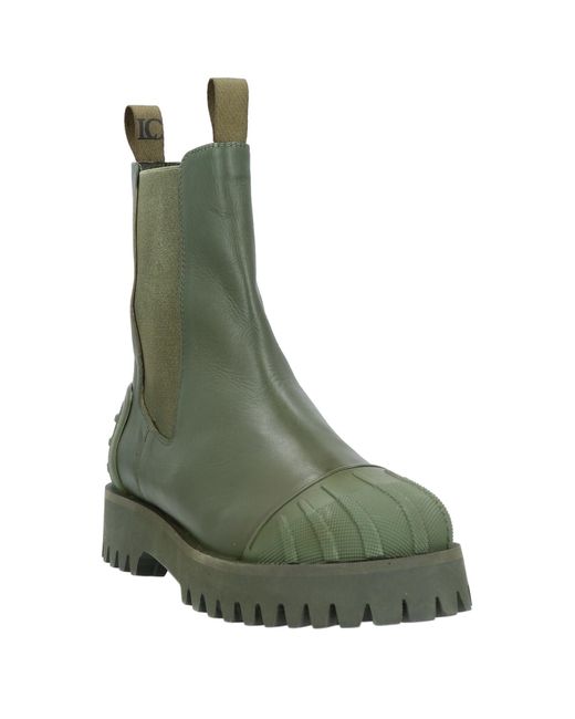La Carrie Green Ankle Boots