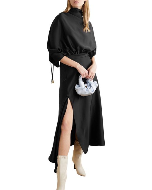 Ellery Black Maxi Dress Polyester
