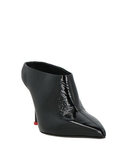 McQueen Black Mules & Clogs