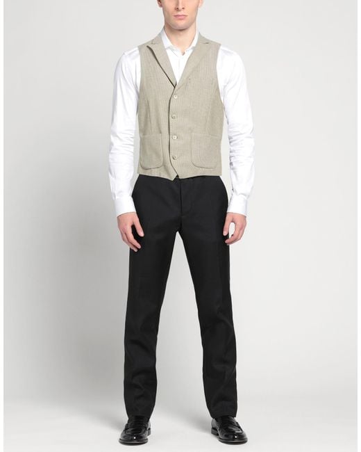 SUIT SARTORIA White Waistcoat for men