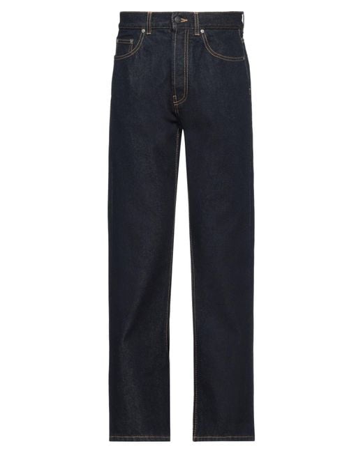 Palm Angels Blue Jeans Cotton, Polyester for men