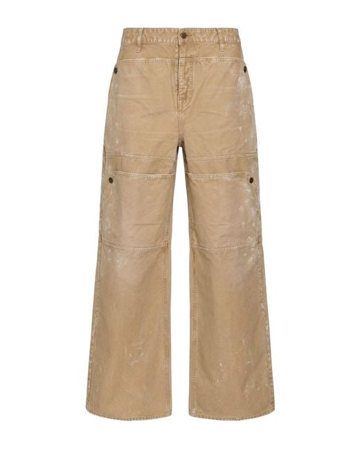 Guess Natural Sand Pants Cotton for men