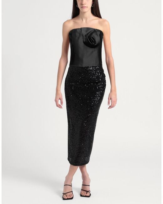 SIMONA CORSELLINI Black Top Polyester