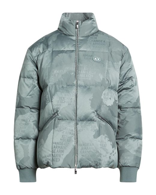 ARMANI EXCHANGE Blue Puffers for men