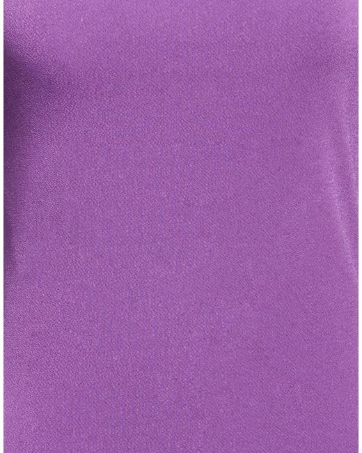 ANDAMANE Purple Mini Dress Polyester, Elastane