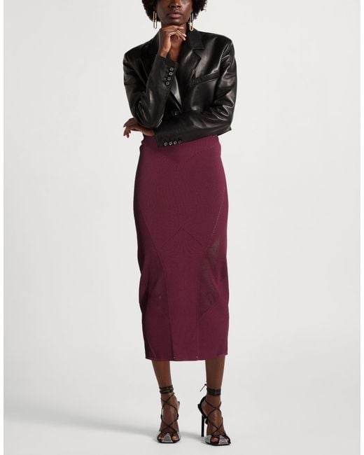 Patrizia Pepe Red Midi Skirts