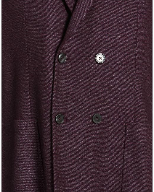 Baldessarini Purple Blazer Viscose, Polyamide, Elastane for men