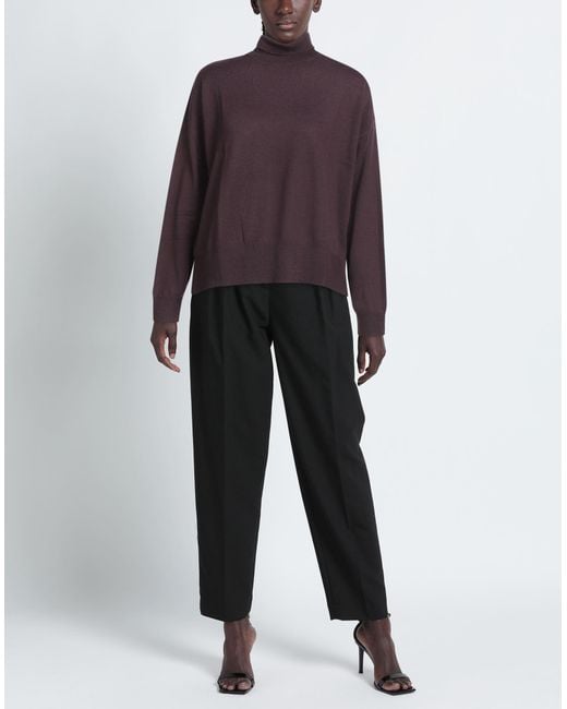 Aragona Purple Rollkragenpullover