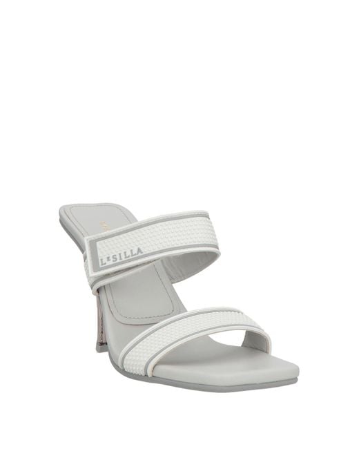 Le Silla White Sandals Rubber