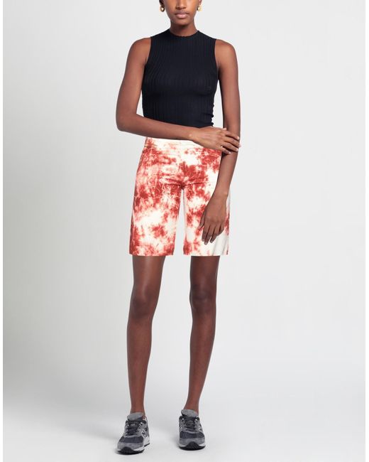 Massimo Alba Red Shorts & Bermuda Shorts Cotton