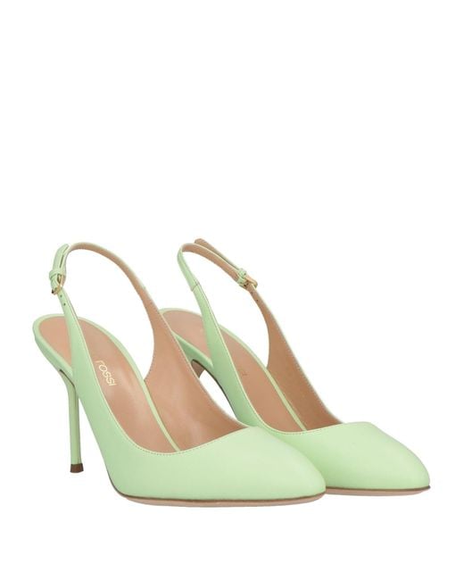 Sergio Rossi Green Pumps Leather