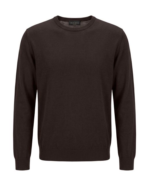 Pullover Roberto Collina de hombre de color Brown