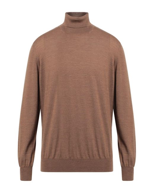 Gran Sasso Rollkragenpullover in Brown für Herren
