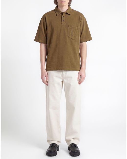 Polo Spiewak de hombre de color Brown