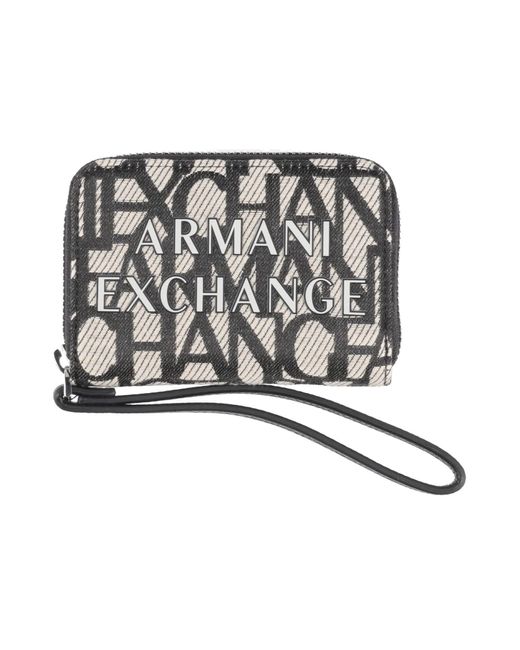Armani Exchange White Wallet