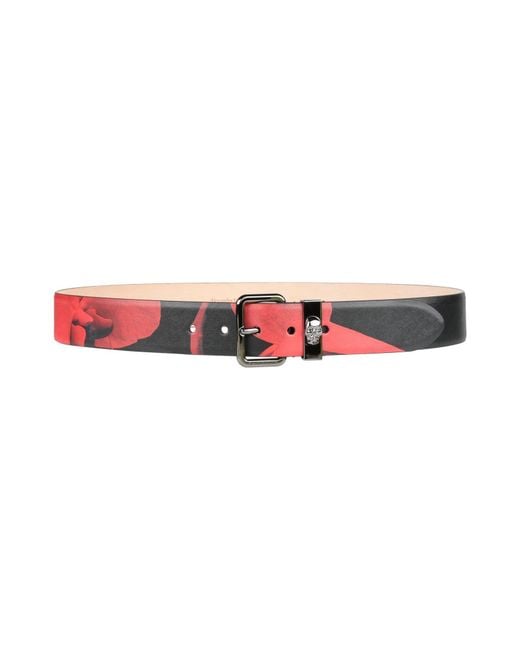 McQueen Red Gürtel