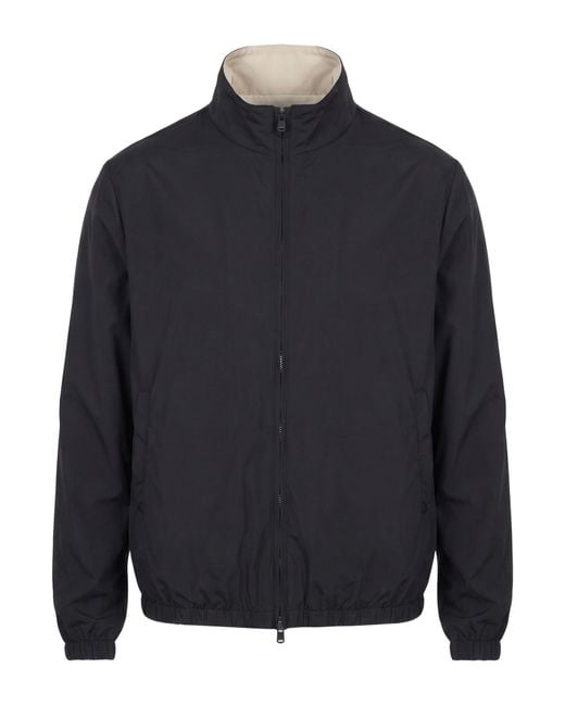 Fedeli Blue Jacket Polyester for men