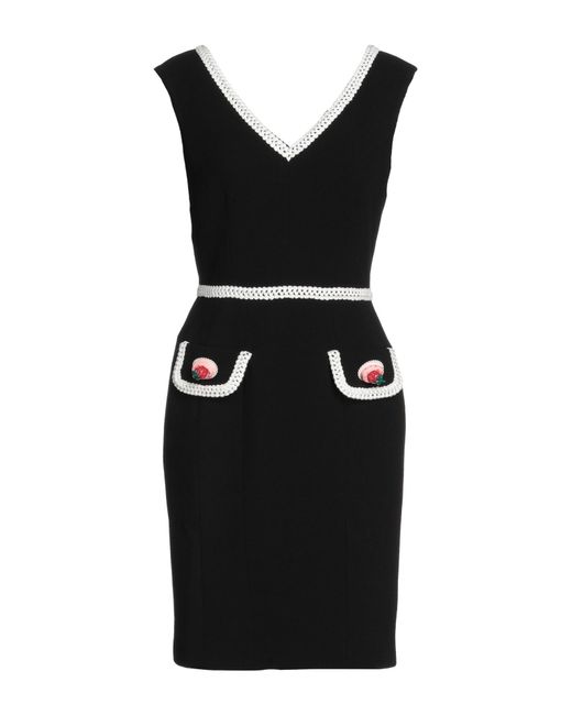 Moschino Black Short Dress