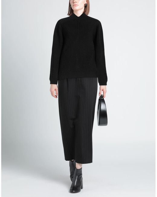 Alberta Ferretti Black Rollkragenpullover