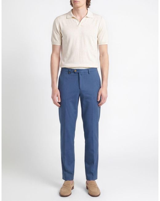 Moorer Blue Trouser for men