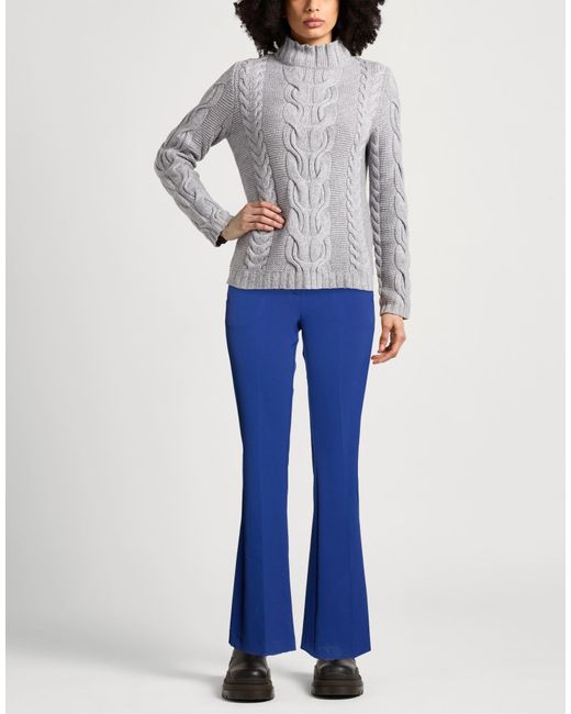 Blugirl Blumarine Blue Pants Polyester, Elastane