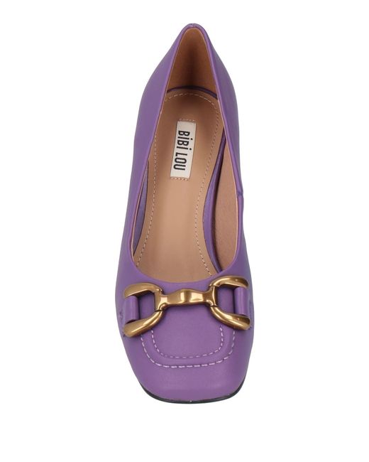 Bibi Lou Purple Pumps